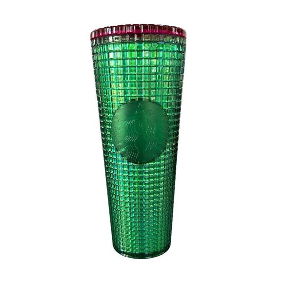 Starbucks Other - Starbucks 2023 Spring St Patrick's Green Sprout Grid Venti Tumbler 24oz Cup